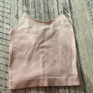 Baby pink tank top, never worn,new,